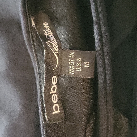 Bebe Addiction Women's Color Block V-Neck Dress Size M - Picture 13 of 13